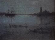 James Abbott McNeil Whistler Nocturne in Blue and Silver:The Lagoon Venice oil painting picture wholesale